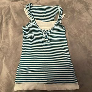 Layered look tank top